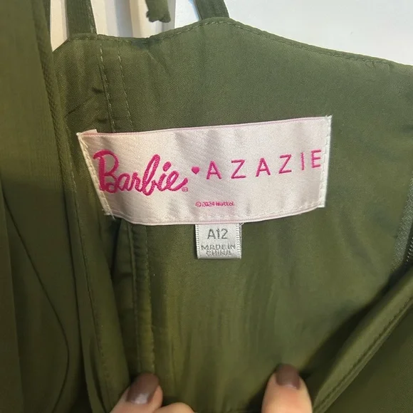 Barbie High Low Dress in Green - Picture 5 of 5